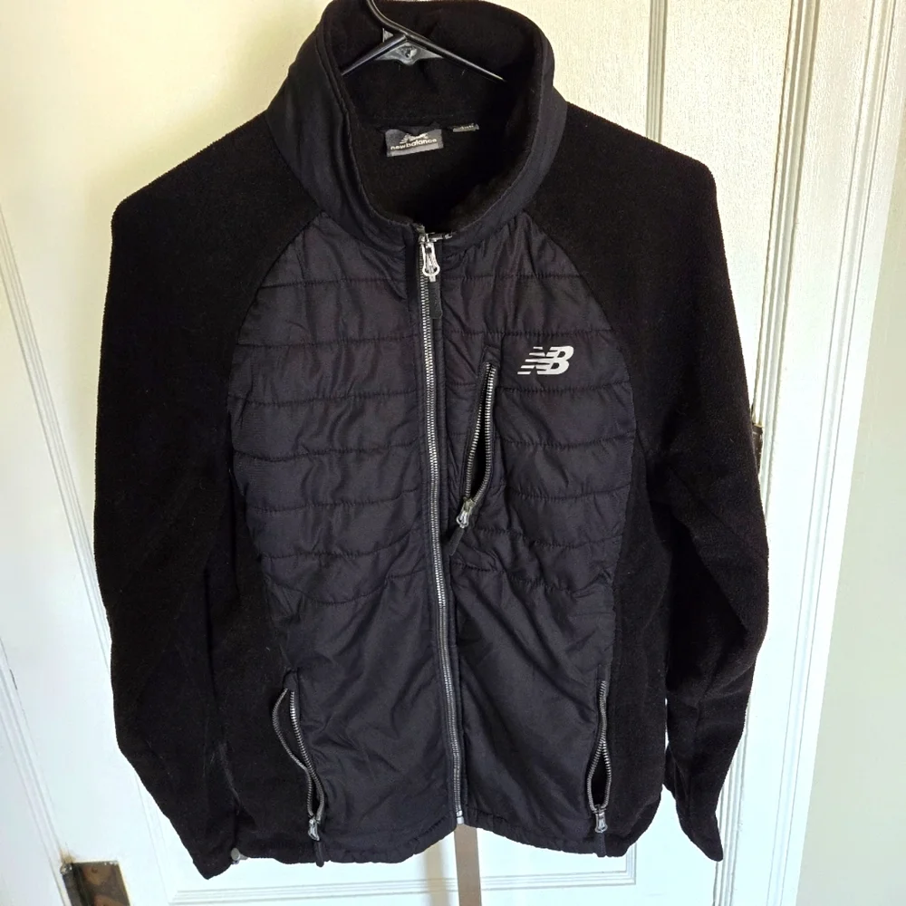 Men New Balance Jacket sz Small Black